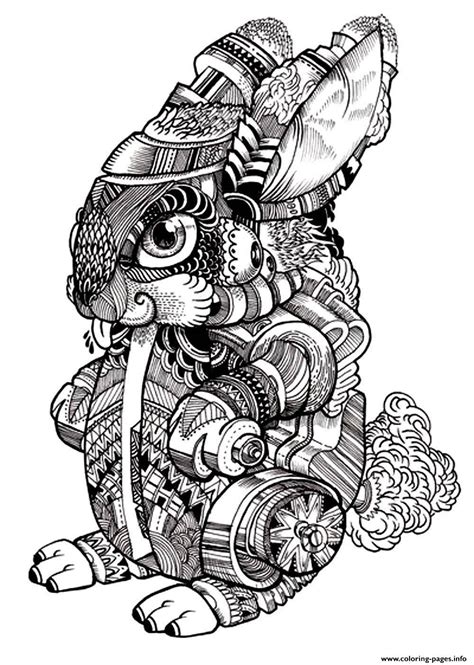 Coloring Pages For Adults Difficult Animals - Coloring Home