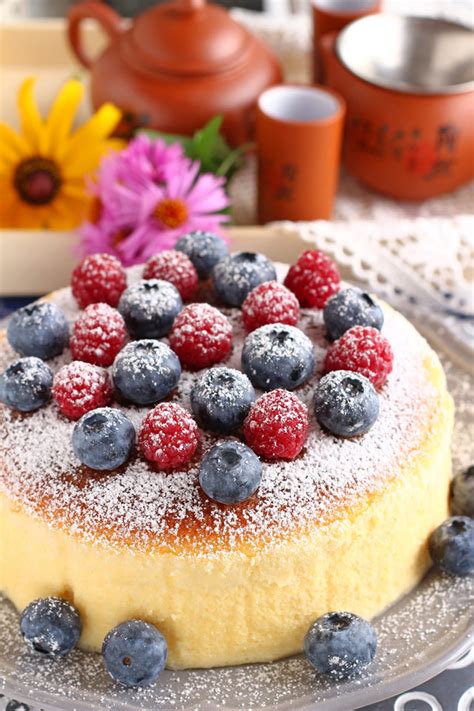Resepi Japanese Cheese Cake Also Called Cotton Cheesecake Japanese Cheesecake Is Light