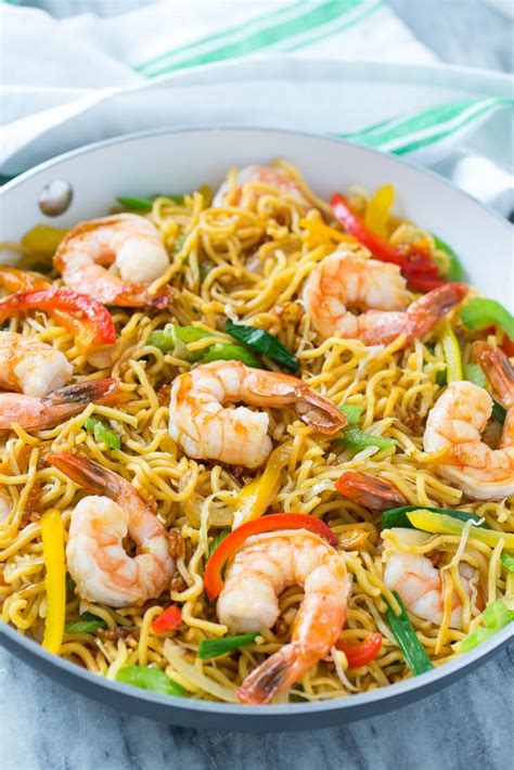 Shrimp Chow Mein One Pot Meal Dinner At The Zoo