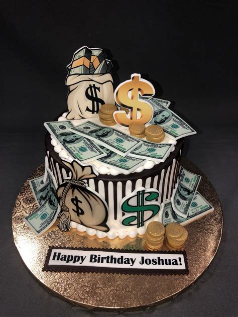 Money Theme Birthday Cake — Skazka Cakes
