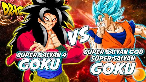 Dragon Ball Xenoverse 2 Ssgss Goku Vs Ssj4 Goku Youtube