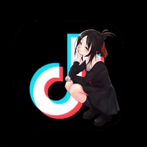 Tik tok, tiktok, art, logo, design, painting, icon, png. Kaguya Tik Tok Icon | Animated icons, App anime, Android ...