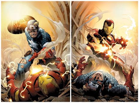 Captain America Vs Iron Man By Jim Cheung Comicbooks