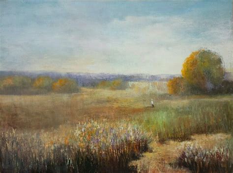 Meadow Oil 18 × 24 Landscape Paintings