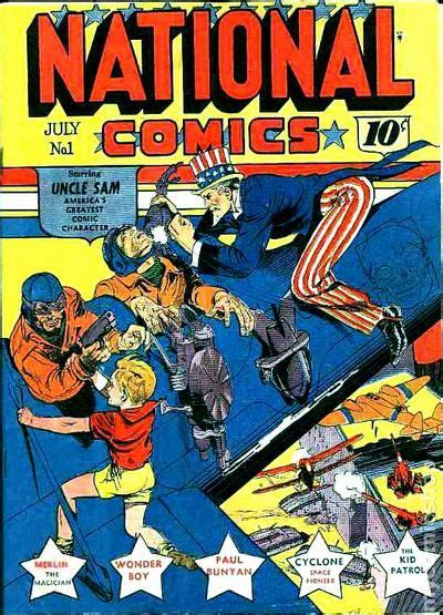 National Comics 1940 Comic Books