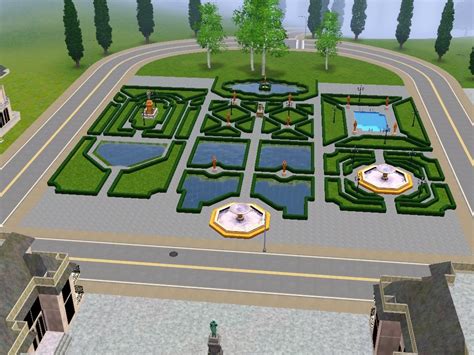 Mod The Sims Jardin Du Chateau De Versailles