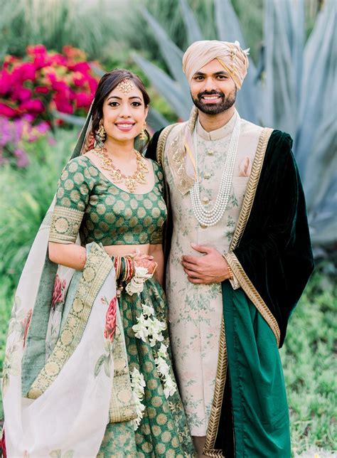 This Couple Planned A Colorful Indian Wedding In San Miguel Mexico Couple Wedding Dress