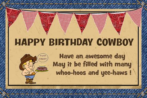 Happy Birthday Cowboy Happy Birthday Cowboy Birthday Fun Birthday