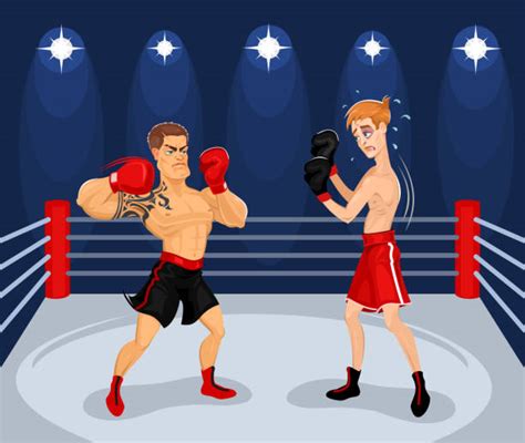 Cartoon Boxing Ring Illustrations Royalty Free Vector Graphics And Clip