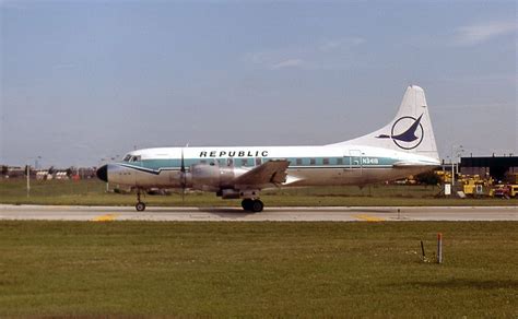 Republic Convair 580 Vintage Airlines Republic Airlines Republic
