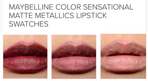 Color Sensational Matte Metallics Lipsticks In Molten Bronze Silk