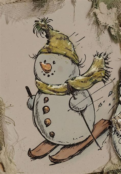 Lablanche Schneemänner Weihnachten Zeichnen Weihnachten Zeichnung