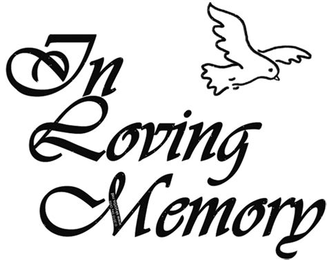 In Memory Of Clipart Clipground