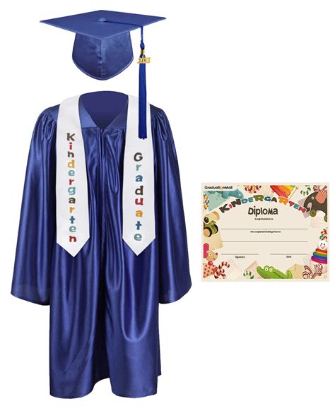 Graduationmall Kindergarten Graduation Cap Gown Stole Package With 2023