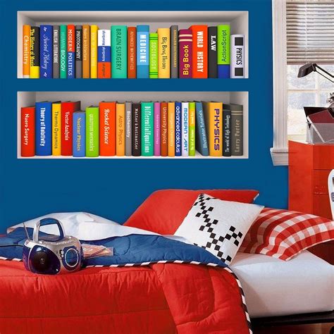 30 Bookcase For Kids Room Ideas Wall Bookshelves Wall Stickers Kids