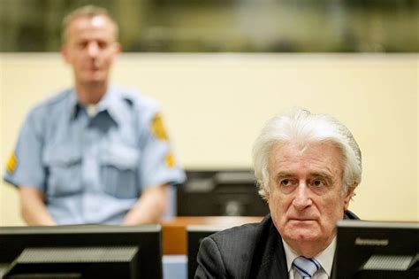 Radovan Karadzic Ex Bosnian Serb Leader Convicted Of Genocide Wsj