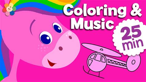 Join this hilarious box of crayons as they take on a new coloring page every video. Learning Colors For Kids - Pink | Coloring and Music for ...