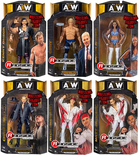 Aew Unrivaled Set Of Aew Toy Wrestling Action Figures By Wicked