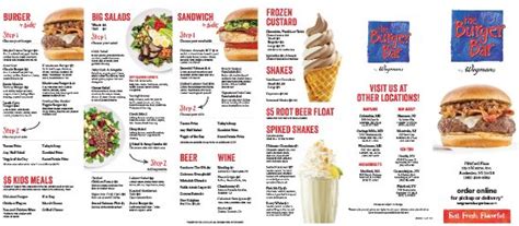 Wegmans food markets, inc., is a privately held american supermarket chain; The Burger Bar by Wegmans Menu - Picture of The Burger Bar by Wegmans, Pittsford - Tripadvisor