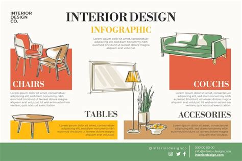 Free Vector Hand Drawn Interior Design Invoice