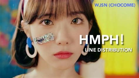 WJSN CHOCOME HMPH 훙칫뿡 LINE DISTRIBUTION 100 CORRECT YouTube