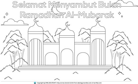 Mewarnai Gambar Marhaban Ya Ramadhan 2023 Marhaban Ya Ramadhan 1441 H