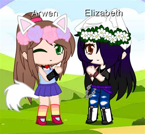 Me And Elizabeth In Gacha Club Again By Arwenthecutewolfgirl On Deviantart