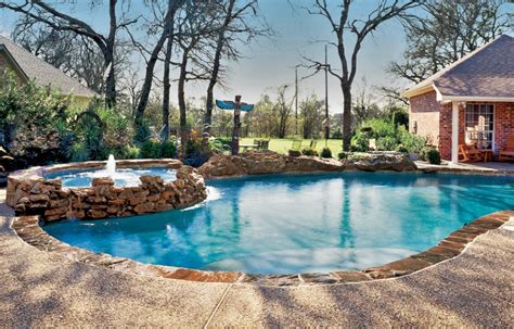 Open seven days a week, our large, dfw pool design center features a working gunite pool and elevated spa. Blue Haven Pools | Pool Builder Dallas, TX | Backyard Work