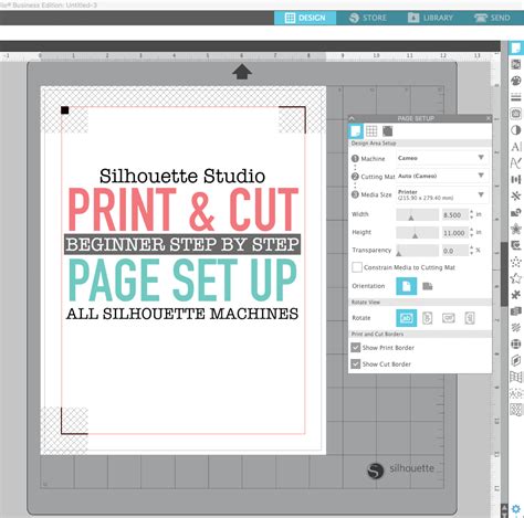How To Maximize Silhouette Print And Cut Size Silhouette School