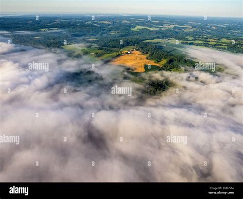 Aerial View Of Farmland In Harford County Stock Photo Alamy