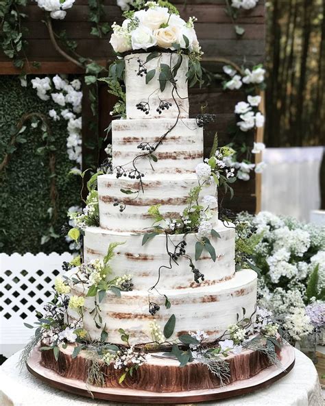 Enchanted Forest Wedding Cake Margarito Herndon