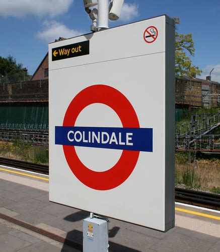 Colindale Underground Station Modern Roundel Bowroaduk Flickr