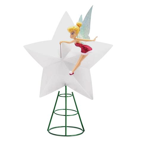 Tinker Bell Light-Up Holiday Tree Topper | shopDisney Tinkerbell tinker bell glass dome.