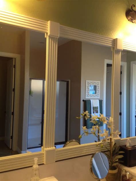 1,309 trim bathroom mirror products are offered for sale by suppliers on alibaba.com. Mirror, Mirror (With images) | Bathroom mirror makeover ...