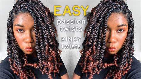 Easy Passion Spring Twists No Crochet No Rubber Band Kinky Twis