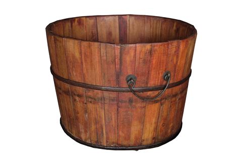 Antique Revival Gota Wooden Bucket, Natural- Buy Online in United Arab ...