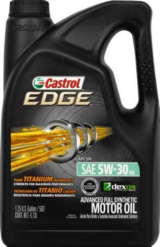 Castrol Edge Sae 5w 30 Advanced Full Synthetic Motor Oil 5 Qt Smith