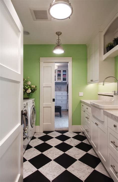 Try designing like a pro — at home. 11 Green & Blue Laundry Room Design Ideas and Pictures ...