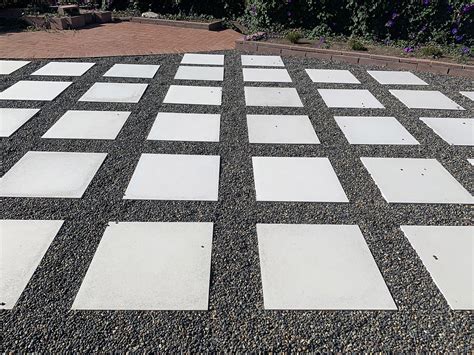 Which are shallow trays covered with pebbles and filled with water that evaporates to increase humidity. concrete - How to bind pebbles in-between pavers? - Home ...