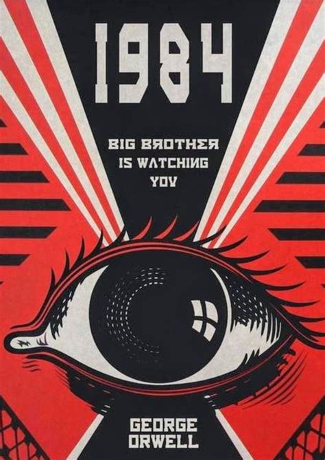 1984 By George Orwell 1984 Book George Orwell Book Cover Art