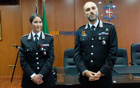 Rende Al Comando Della Compagnia Carabinieri Arriva Una Donna Quicosenza