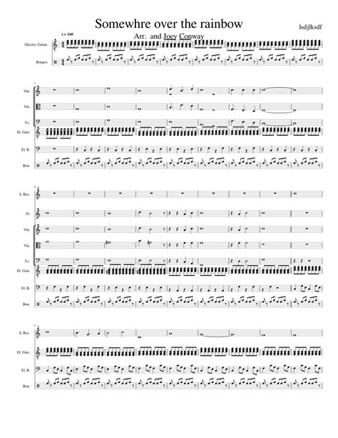 Arlen over the rainbow sheet music for violin and piano pdf from cdn3.virtualsheetmusic.com. Somewhere over the rainbow Sheet music for Flute, Clarinet, Violin, Piano | Download free in PDF ...