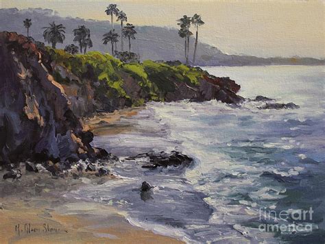 Divers Cove Laguna Beach Painting By Kristen Olson Stone Fine Art