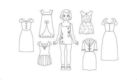 27 Paper Doll Templates Crafts And Coloring Pages