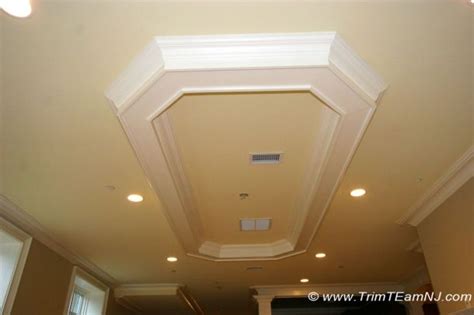 Octagonal Shaped Coffered Ceiling In Kitchen Coffered Ceiling Dining