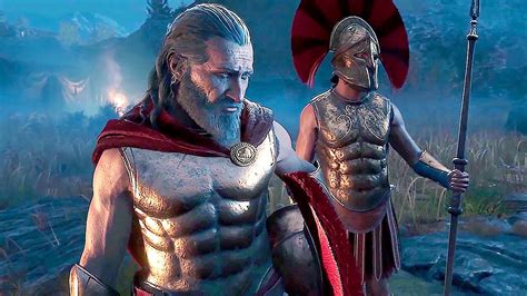 Assassin S Creed Odyssey King Leonidas Spartans Fight