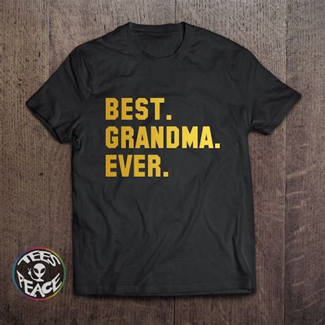 Best Grandma Ever Tshirt Mothers Day T Women By Tees2peace