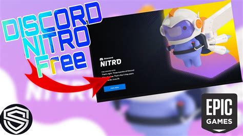 How To Get Free Discord Nitro For 3 Months By Epic Games L Discord