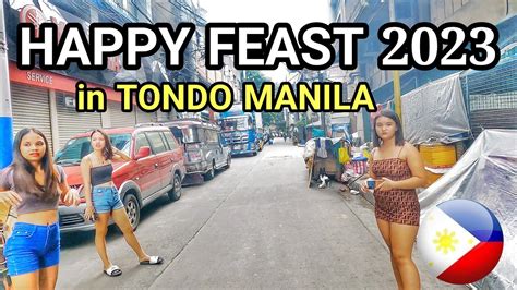 Happy Feast Viva Santo NiÑo In Tondo Manila Walking Action Scenes In Tondo Philippines [4k] 🇵🇭