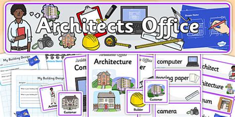 Architects Office Role Play Pack Teacher Made